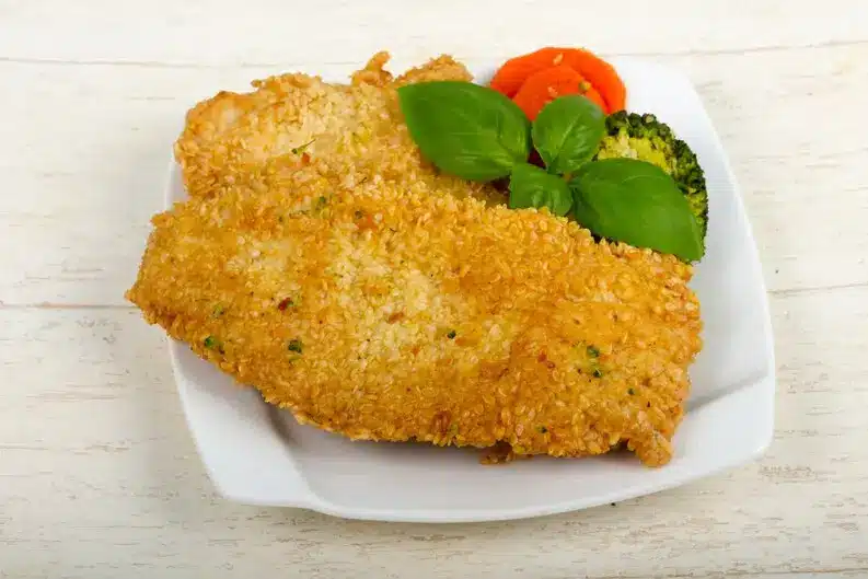 escalopes milanaises panées aux herbes aromatiques