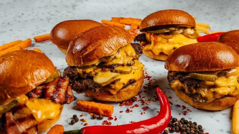 mini burgers