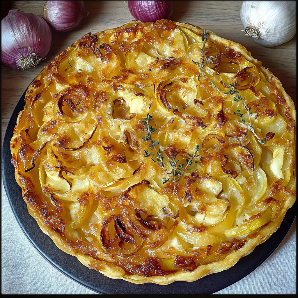 Tarte à l'Oignon et au Reblochon