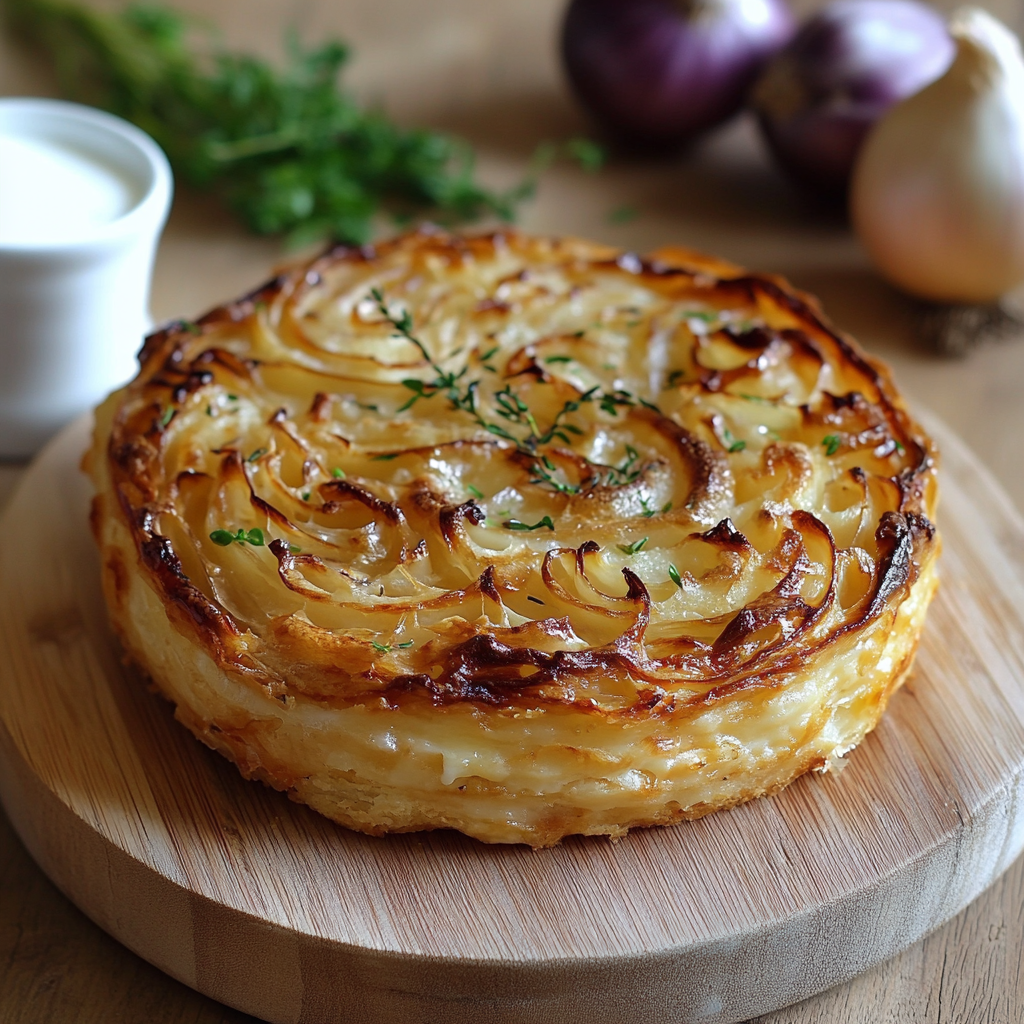 Gâteau aux oignons