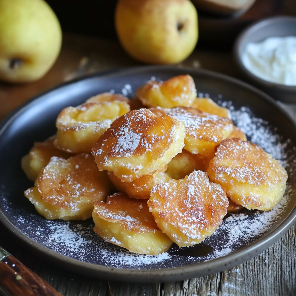 Beignets aux Pommes Sans Friture