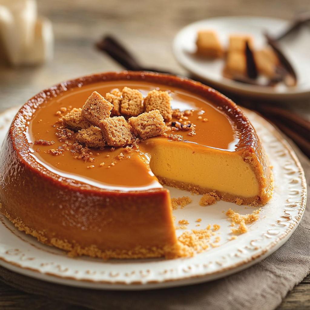 Flan au Spéculoos