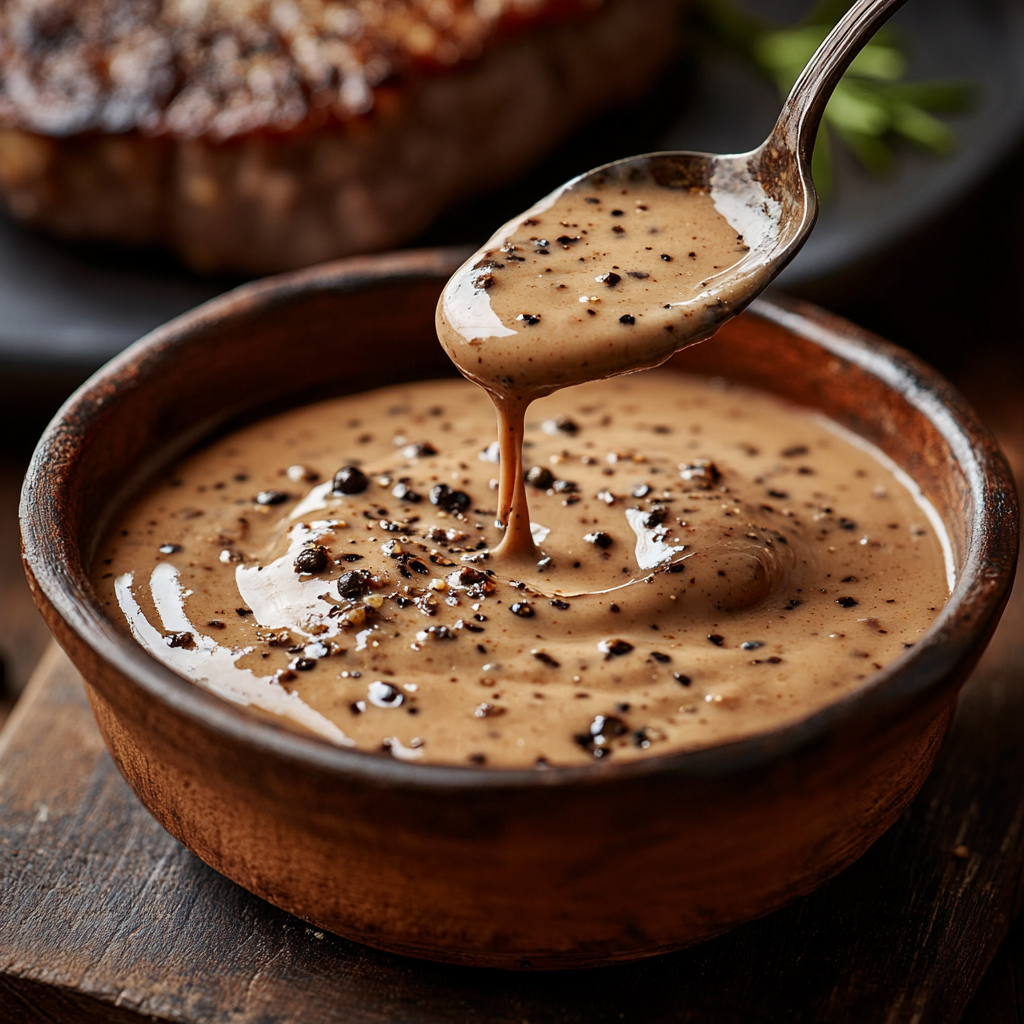 Sauce au Poivre Crémeuse