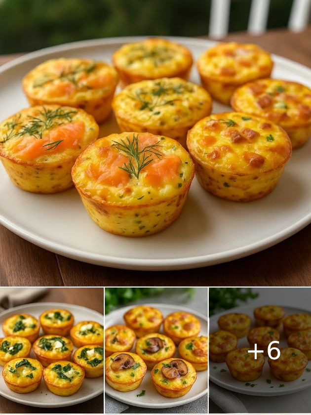 10 mini quiches sans pâte