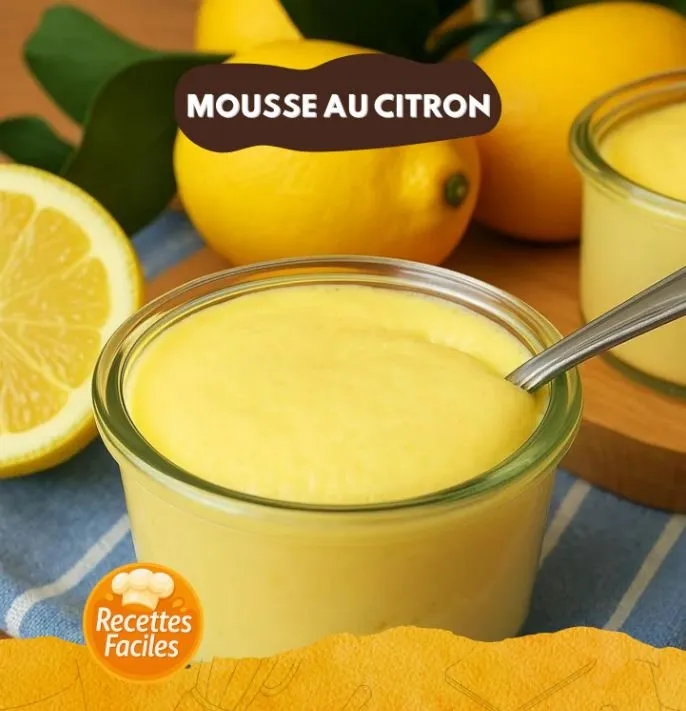 Mousse au Citron Maison – Recette Facile et Aérienne