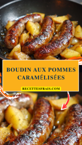Boudin aux pommes caramélisées