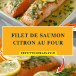 Filet de saumon citron au four