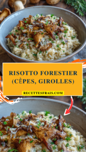 Risotto forestier (cèpes, girolles)