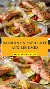 Saumon en papillote aux légumes