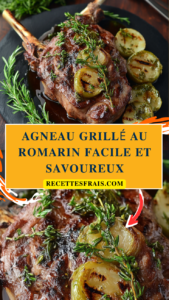 Agneau grillé au romarin facile et savoureux