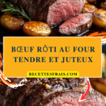 Bœuf rôti au four tendre et juteux