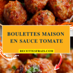 Boulettes maison en sauce tomate