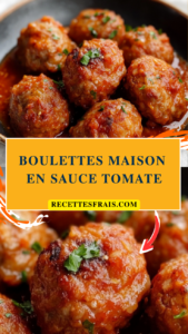 Boulettes maison en sauce tomate