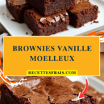 Brownies vanille moelleux