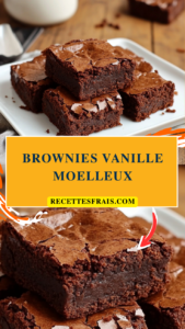 Brownies vanille moelleux