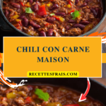 Chili con carne maison