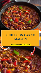 Chili con carne maison