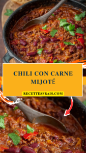 Chili con carne mijoté
