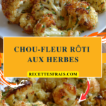 Chou-fleur rôti aux herbes