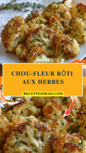 Chou-fleur rôti aux herbes