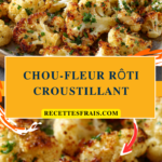 Chou-fleur rôti croustillant