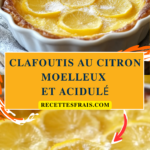 Clafoutis au citron moelleux et acidulé