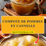 Compote de pommes et cannelle