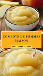 Compote de pommes maison