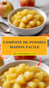 Compote de pommes maison facile