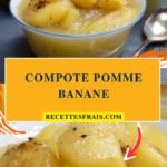 Compote pomme banane