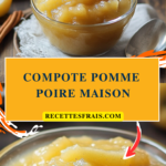 Compote pomme poire maison