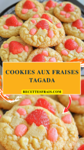 Cookies aux fraises Tagada