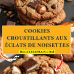 Cookies croustillants aux éclats de noisettes