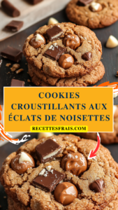 Cookies croustillants aux éclats de noisettes
