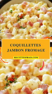Coquillettes jambon fromage