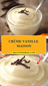 Crème vanille maison