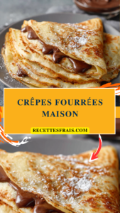 Crêpes fourrées maison