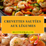Crevettes sautées aux légumes