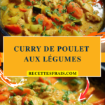 Curry de poulet aux légumes