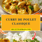 Curry de poulet classique