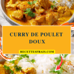 Curry de poulet doux