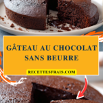 Gâteau au chocolat sans beurre