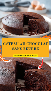 Gâteau au chocolat sans beurre