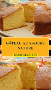 Gâteau au yaourt nature