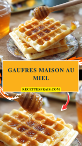Gaufres maison au miel