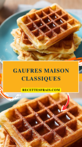 Gaufres maison classiques