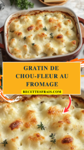 Gratin de chou-fleur au fromage