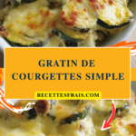 Gratin de courgettes simple