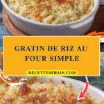 Gratin de riz au four simple