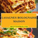 Lasagnes bolognaise maison